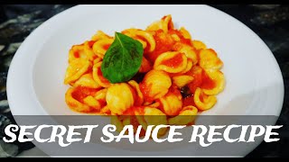 ORECCHIETTE AL POMODORO secret recipe of pasta marinara sauce [upl. by Aileek32]