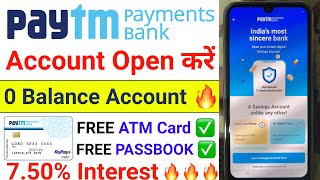 Paytm Payment Bank Open Account  Paytm Payment Bank Me Account Kaise Khole  Opening Process 2023 [upl. by Romona]