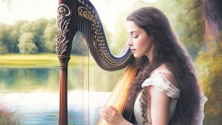 Harpe Relaxante et Chants dOiseaux  Harpe Piano Guitare Acoustique Relaxante  Mélodies Douces [upl. by Lazare841]