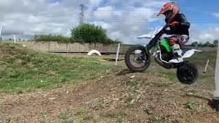 Kxd 50cc mini dirt bike pro junior The Ranch kids track [upl. by Dubenko]