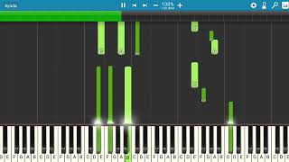 DLG  No Morirá  Piano Tutorial  Midi [upl. by Darin455]