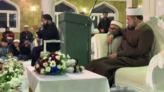 Murshid Sayyed Hashim AlGailani AlBaghdadi at Ghamkol Sharif Masjid Birmingham UK on 271024 [upl. by Derfnam]