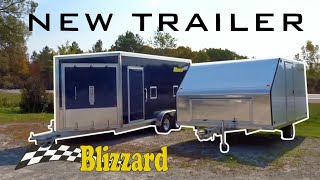 Blizzard Snowmobile Trailers  New Trailer shopping [upl. by Astiram]