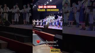 MADRID  Sunt din Bucovina AlexandruBradatan  Junii Sibiului ♥️ [upl. by Heller414]