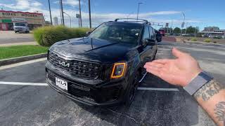 2022 KIA TELLURIDE SX PRESTIGE NIGHTFALL IN EBONY BLACK WITH DUNE BROWN [upl. by Georgi190]