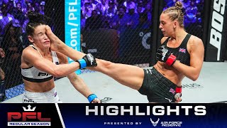 Full Fight Highlights from PFL 4 2024 [upl. by Lehacim]