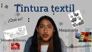 Tintura textil ¿Qué es maquinaria métodos de tintura productos químicos y más [upl. by Iggy]