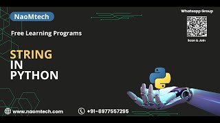 22  Python tutorial For Beginners  Strings  Building a developer mindset [upl. by Hummel]