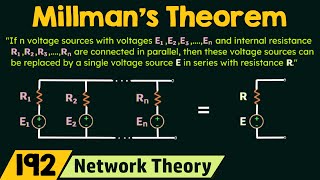 Millmans Theorem [upl. by Edyak]