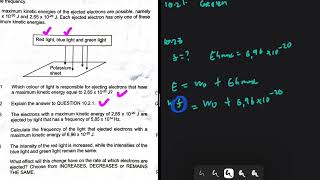 Photoelectric Effect Grade 12 Physics November 2024 F 1106667 °C [upl. by Enaasiali]