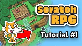 RPG Tutorial  Craft your dream Scratch Game  1 The Player ⛹️ [upl. by Onitsoga]