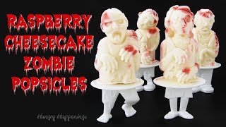 Zombie Popsicles  Bloody Raspberry Cheesecake Zombies [upl. by Haidej]