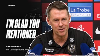 Craig McRae speaks after Collingwood overcome 32POINT DEFICIT 💥 [upl. by Attirehs948]