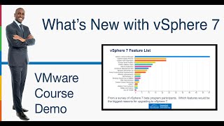 Course Demo  Whats New with vSphere 7 [upl. by Ordnagela204]