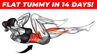 Get Flat Tummy in 10 Days  Exercises for a Smaller Waist [upl. by Aisetra]