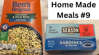 Simple Healthy Meals 9 Sardines wild rice olives [upl. by Garnett]