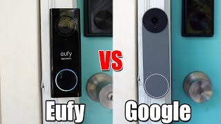 Eufy vs Google Nest Doorbell Comparison [upl. by Llehsor]