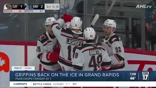 Grand Rapids Griffins ready for home opener [upl. by Pembrook]