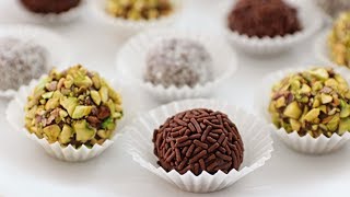 Brigadeiro Recipe  Brazilian Chocolate Truffles [upl. by Mayrim]