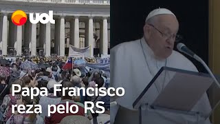 Papa Francisco faz oração pelo RS em missa no Vaticano [upl. by Anilev]