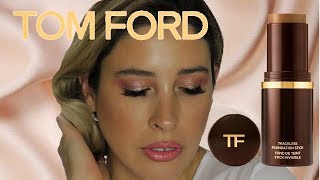 TOM FORD TRACELESS STICK FOUNDATION 87  Full Day Wear Test Review Swatches Application Luxury [upl. by Shepherd]