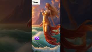 Aphrodite Born From Foam Sea Right or No mythologicalstories facts horoscope mythology shorts [upl. by Ellertnom]