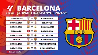 Jadwal Barcelona Liga Spanyol 20242025 [upl. by Gerda212]