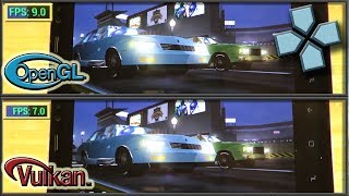 Midnight Club 3  Vulkan Vs OpenGL with Samsung Galaxy Note 8 amp PPSSPP emulator [upl. by Heath]