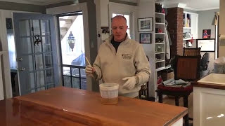 HOW TO APPLY POLYURETHANE TO WOOD [upl. by Justus135]