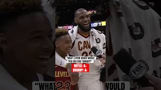 When Bronny amp Bryce graded LeBrons performance 😅 [upl. by Audrey]