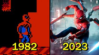 Evolución de los videojuegos de SpiderMan 19822023 [upl. by Marfe]