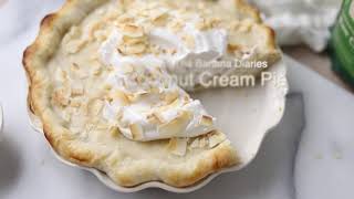 Coconut Cream Pie with The Banana Diaries  Florida Crystals® [upl. by Jasmine458]