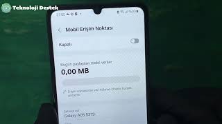 Samsung Galaxy Telefonlarda Mobil Erişim Noktası Nasıl Açılır  Telefondaki İnterneti Aktarma [upl. by Fagin80]