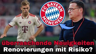 💥Die heutigen Nachrichten Renovierungen mit Risiko Nachrichten Vom FC Bayern München [upl. by Nagard]