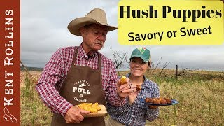 Best Fried Hush Puppies  Savory and Sweet Recipes [upl. by Eenot]