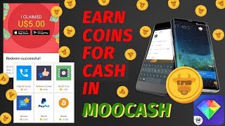 HOW TO EARN CASH IN MOOCASH [upl. by Nillad]