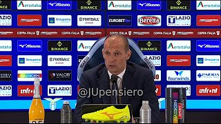 ALLEGRI post LazioJuve 21 conferenza stampa quotHo tanta voglia di tornare a vincerequot Coppa Italia [upl. by Eamon]