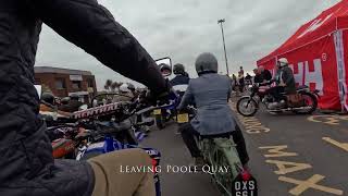 Distinguished Gentlemans Ride 19th May 2024 Poole Quay To Bournemouth Pier Time Lapse [upl. by Nwahc676]