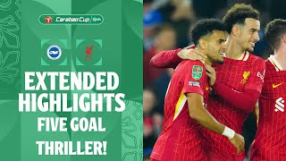 HOLDERS SURVIVE  Brighton v Liverpool extended highlights [upl. by Mckenna232]