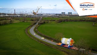 First reactor arrives at Hinkley Point C [upl. by Notsirhc]