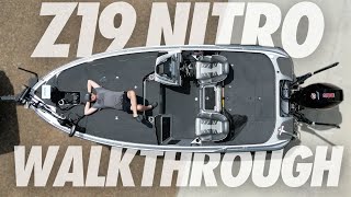 My 2023 Z19 Nitro Boat Walkthrough [upl. by Eilatam]