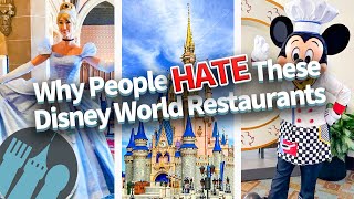 Why People HATE These Disney World Restaurants [upl. by Angelica676]