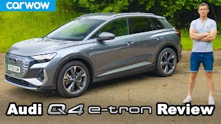 Audi Q4 etron 2021 review  see why its the best electric SUV [upl. by Kauppi346]