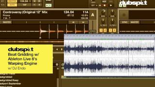 Dubspot Tutorial How to Beat Grid Live Drums w Traktor  Ableton Live Unquantized Tracks [upl. by Yesnek]