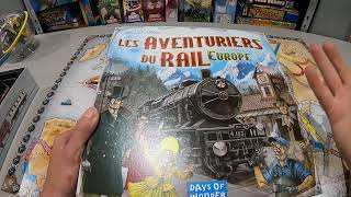 Les Aventuriers du Rail EUROPE Comment jouer une partie avec règle du jeu en vidéo Days of Wonders [upl. by Cohberg711]