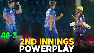 PSL 9  2nd Innings Powerplay  Quetta Gladiators vs Multan Sultans  Match 30  M1Z2A [upl. by Dolly]