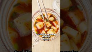 Got daikon Make this epic radish kimchi kkakdugi korean banchan short [upl. by Yarezed137]