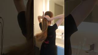 How to do a BALLET BUN🩰💇‍♀️ balletbun balletcore tutorial shorts [upl. by Atinauj]