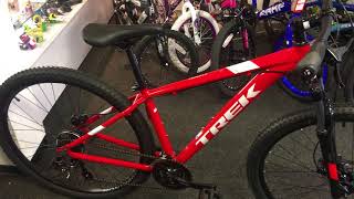 Trek Marlin 5 Red 2018 Mountain Bike Review [upl. by Otit]