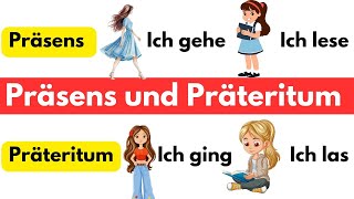 German Verbs Präsens amp Präteritum Explained  A1A2 German Grammar Made Easy [upl. by Artened66]